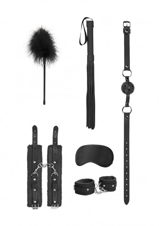 Ouch! Beginners Bondage Kit Black - Temptations