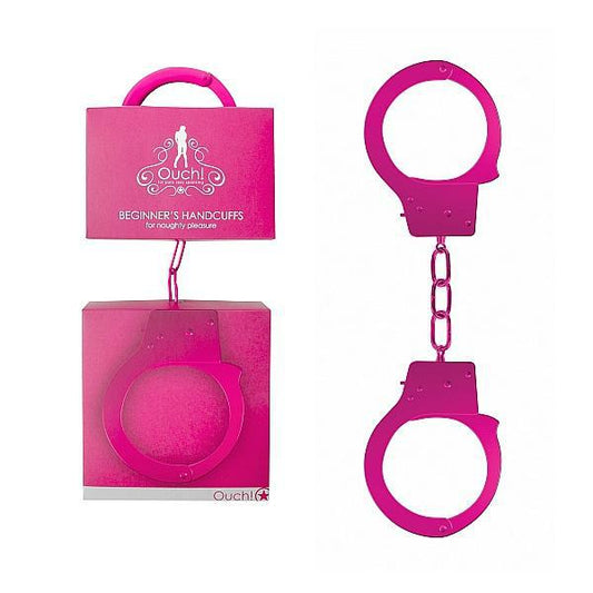 Ouch! Beginner's Handcuffs Pink - Temptations