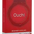 Ouch Beginner's Legcuffs - Red - Temptations