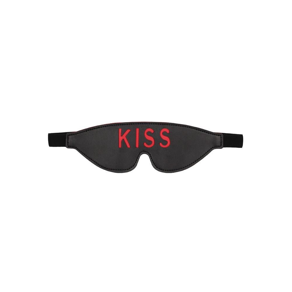 Ouch! Blindfold Kiss Black - Temptations