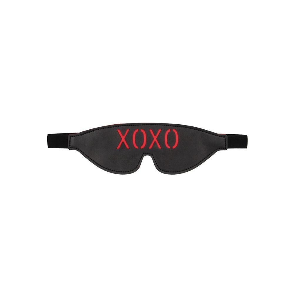 Ouch! Blindfold Xoxo Black - Temptations