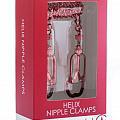 Ouch Helix Nipple Clamps - Red - Temptations