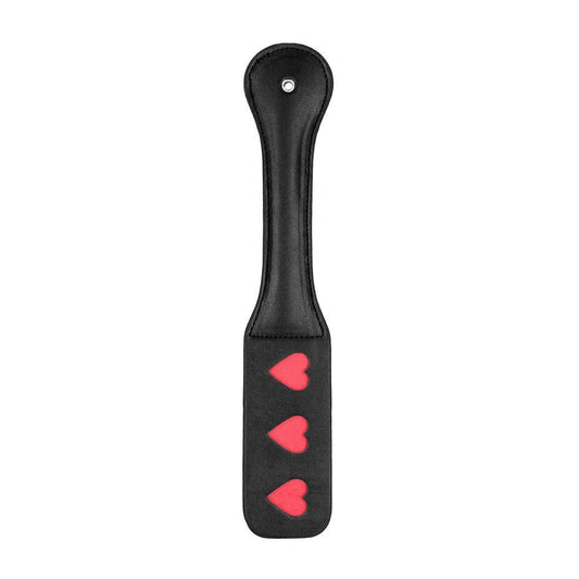 Ouch! Paddle Hearts Black - Temptations