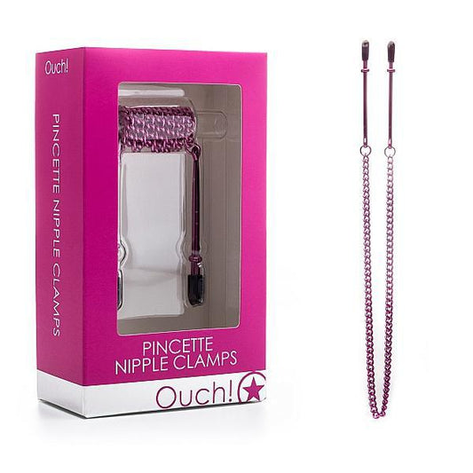 Ouch! Pincette Nipple Clamps Pink - Temptations