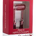Ouch Pinch Nipple Clamps - Red - Temptations