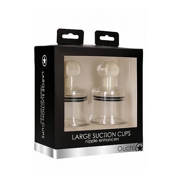 Ouch! Suction Cup Large Transperant - Temptations
