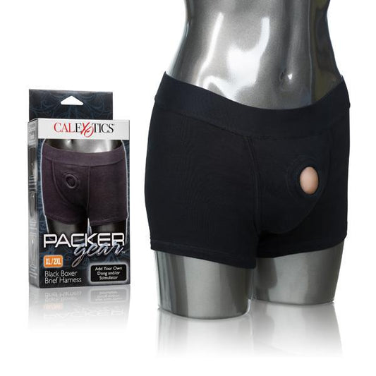 Packer Gear Black Boxer Brief Harness Xl/2Xl - Temptations