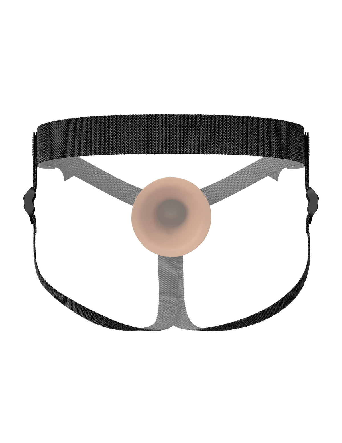 Fantasy X-Tensions Elite 9" Silicone Hollow Strap-On Dual Density Brown