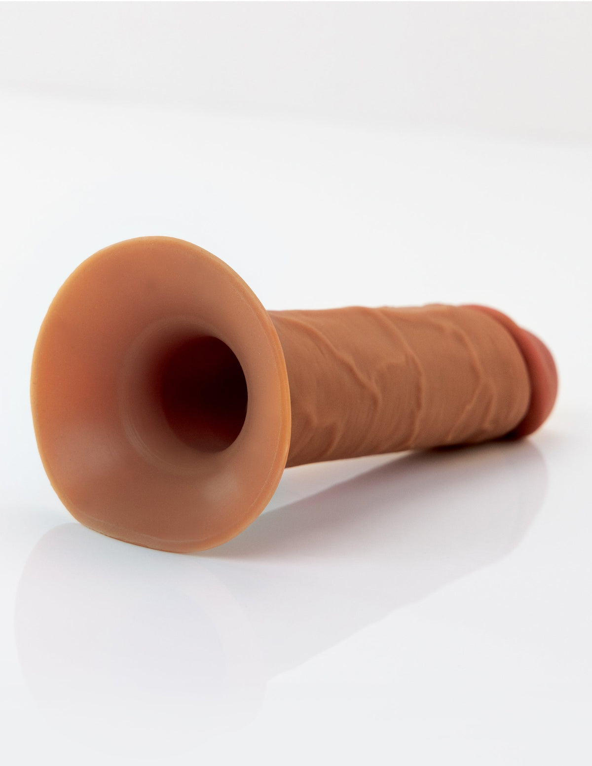 Fantasy X-Tensions Elite 9" Silicone Hollow Strap-On Dual Density Brown