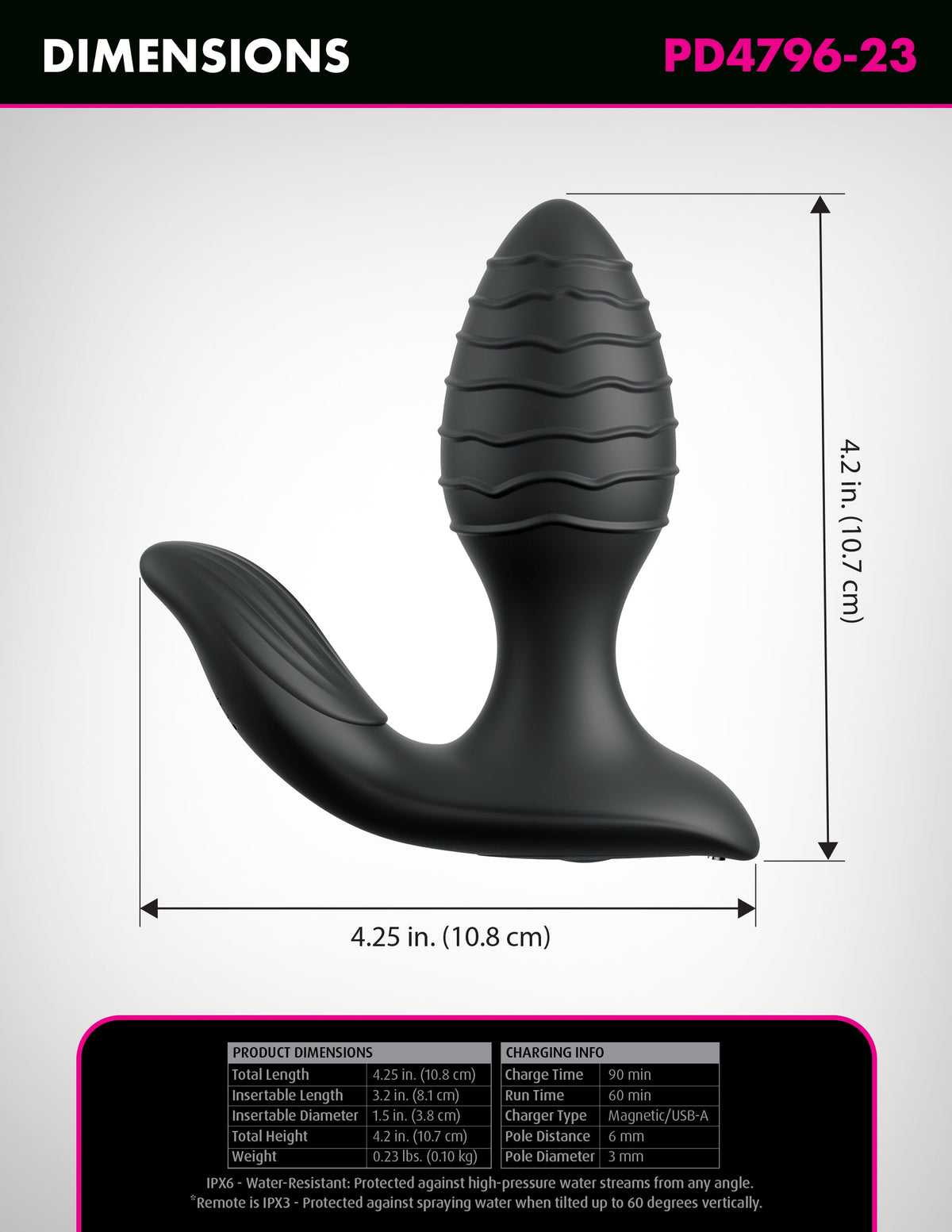 Anal Fantasy Elite Gyro-Milk Pro Black