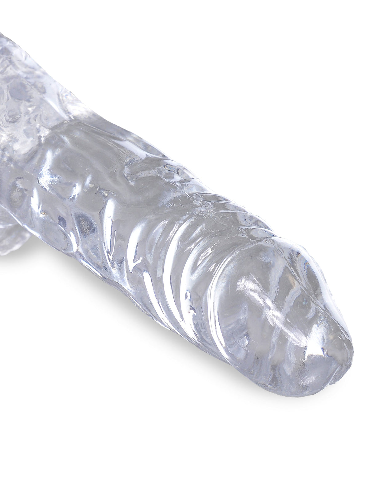 King Cock Clear 4" Cock With Balls