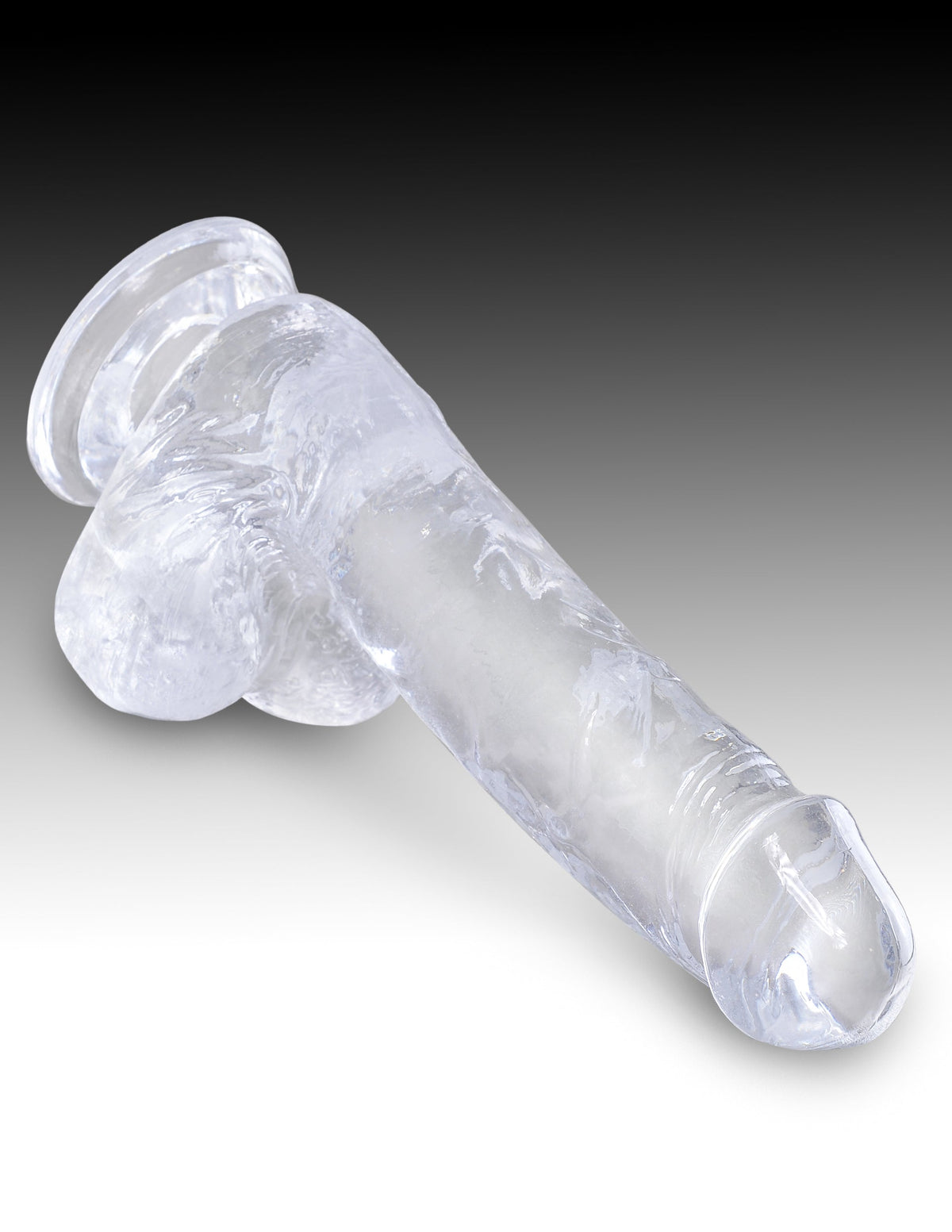 King Cock Clear 6" Cock With Balls