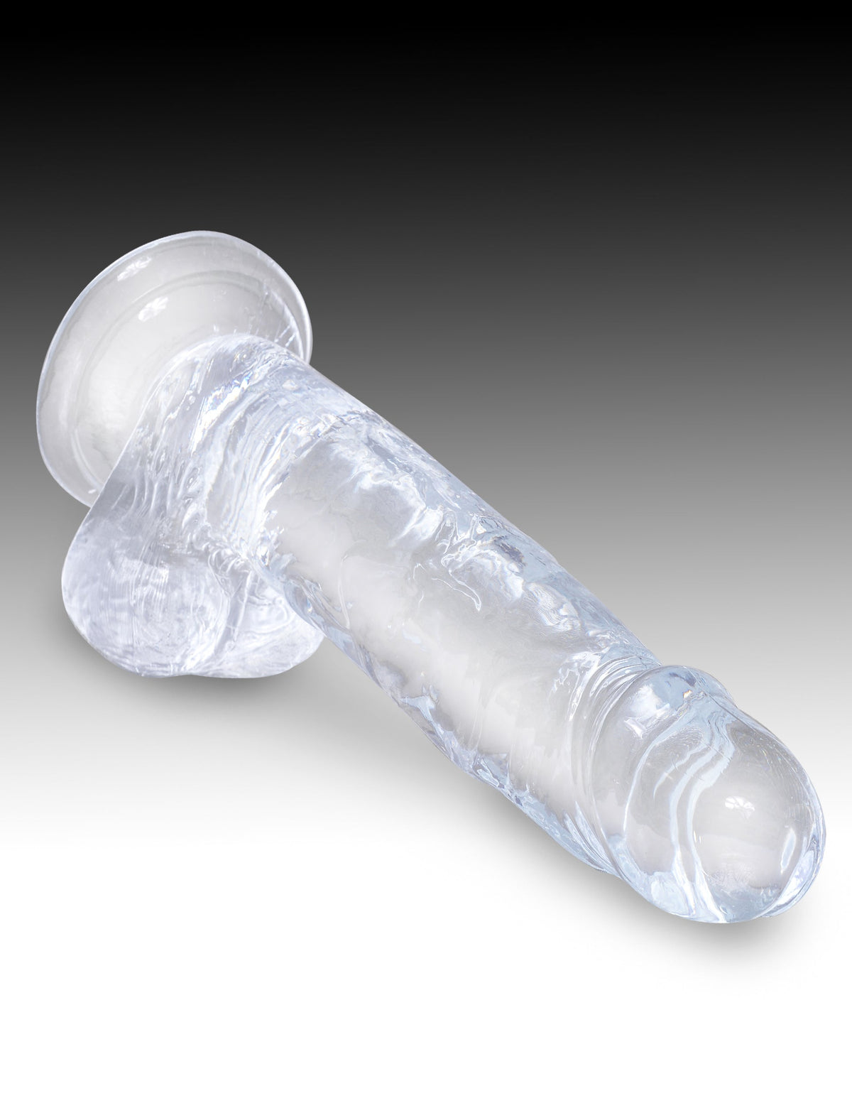 King Cock Clear 7" Cock With Balls