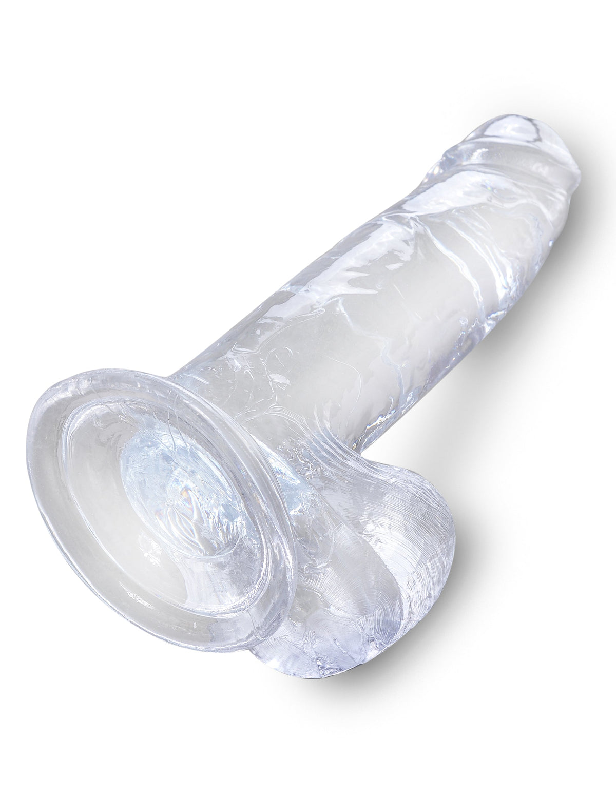 King Cock Clear 7" Cock With Balls