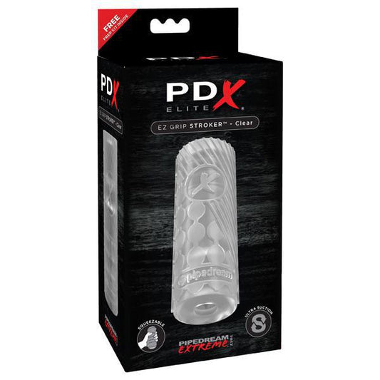 PDX ELITE EZ GRIP STROKER CLEAR - Temptations