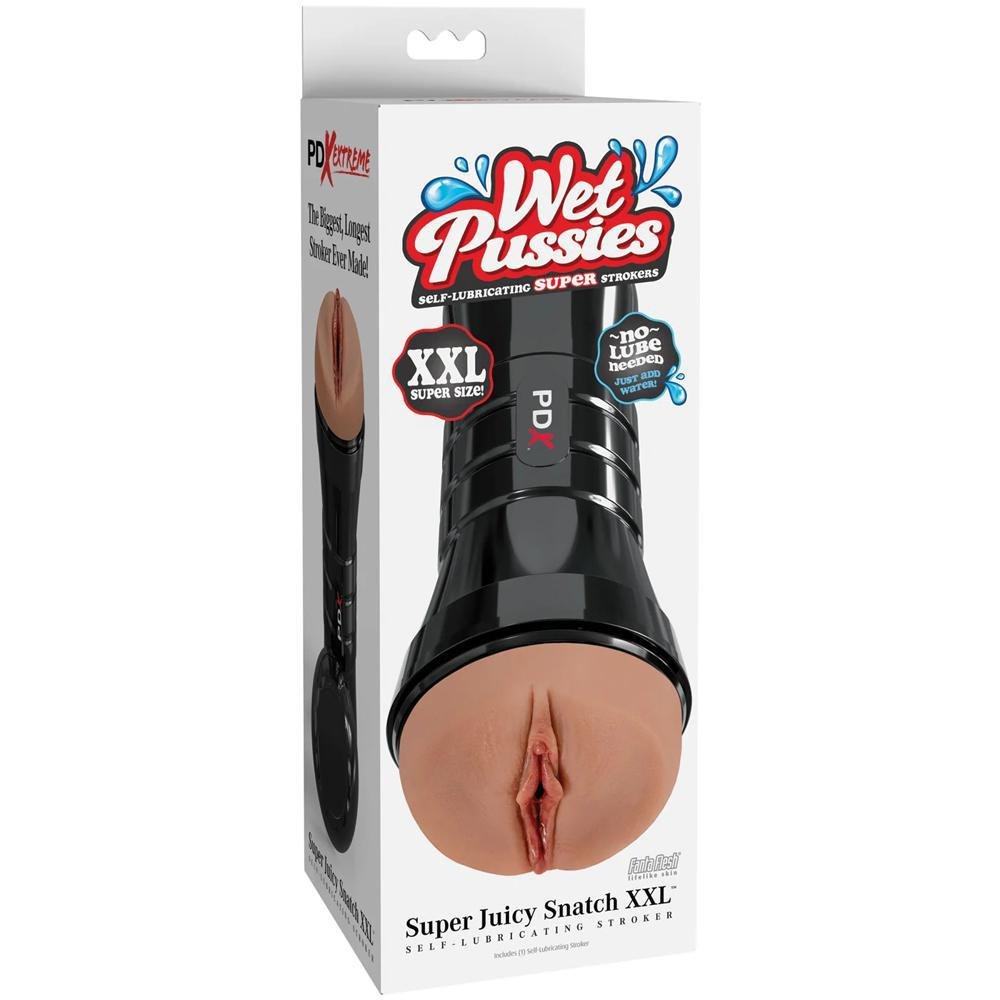 Pdx Extreme Wet Pussies Super Juicy Snatch XXL Brown - Temptations