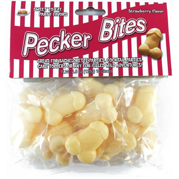 Pecker Bites Strawberry - Temptations