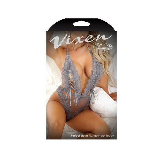 Perfect Storm Plunge Teddy One Size - Temptations