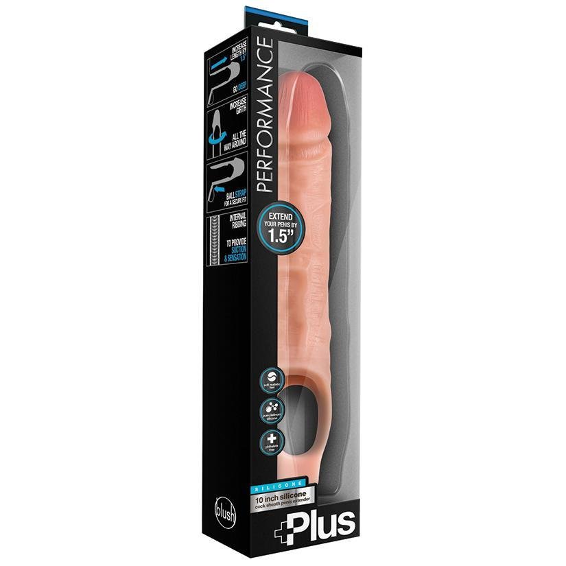 Performance Plus Sheath Penis Extender - Vanilla 10" - Temptations