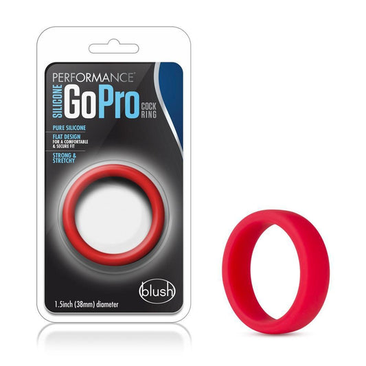 Performance Silicone Go Pro Cock Ring Red - Temptations