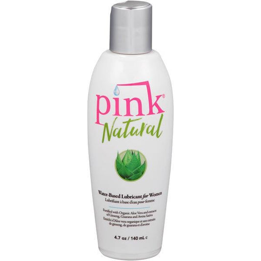 Pink Natural Water-Based Lubricant 4.7 oz.