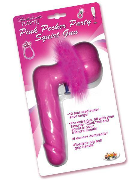 Pink Pecker Party Squirt Gun - Temptations
