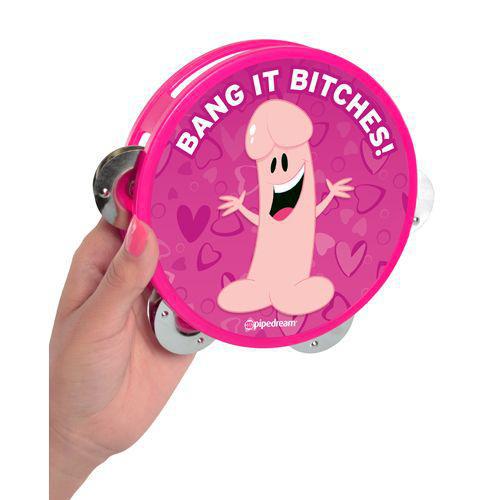 Pipedream Bachelorette Party Favors Pecker Tamborine - Temptations