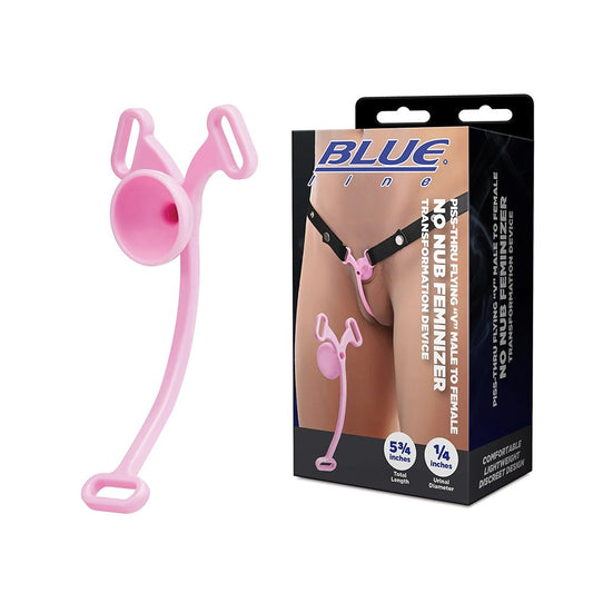 Piss-Thru Flying "V" Male To Female No Nub Feminizer Transformation Device