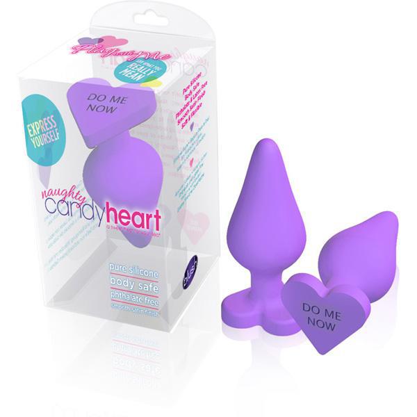 Play With Me Naughty Candy Heart Do Me Now Purple - Temptations