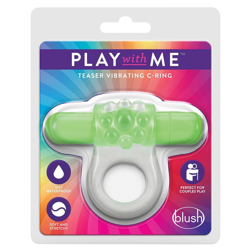 Play With Me Teaser Vibrating C - Ring–Green - Temptations