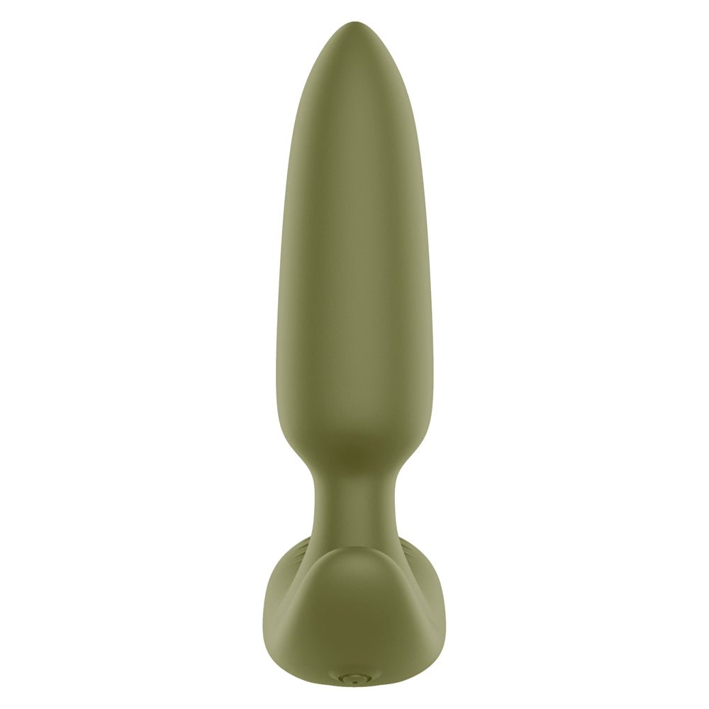 Pointed Vibrating Plug Green