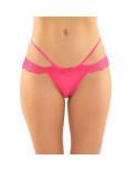 Posey Strappy Crotchless Panty Pink S/M - Temptations