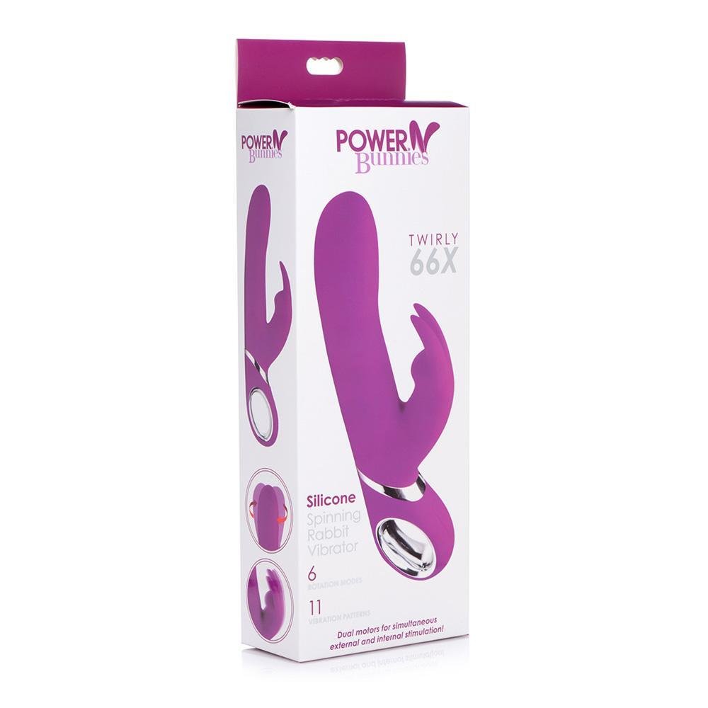 Power Bunnies Twirly Silicone Spinning Rabbit - Temptations
