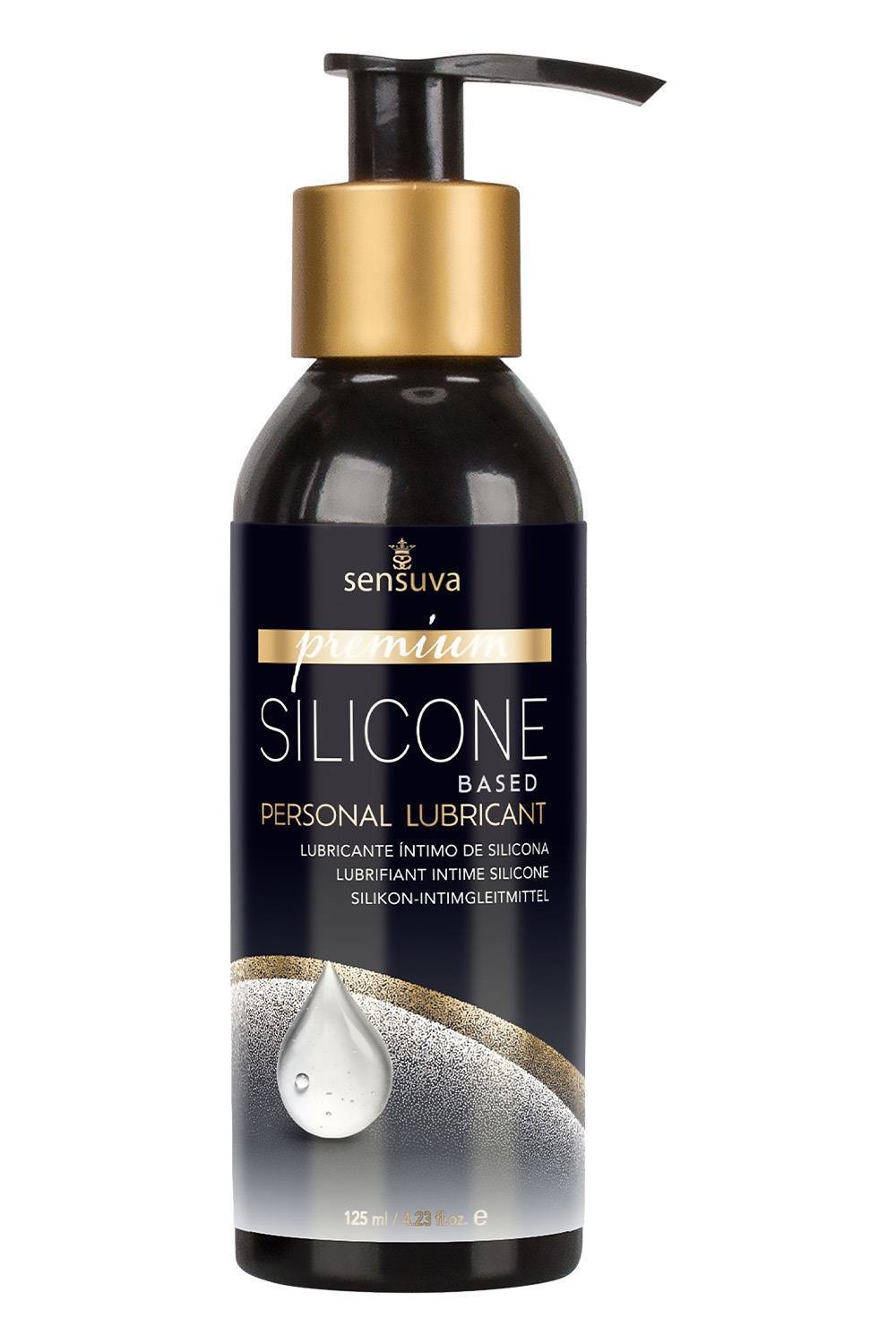 Premium Silicone Personal Lubricant 4 fl. oz. (125ml) Bottle - Temptations