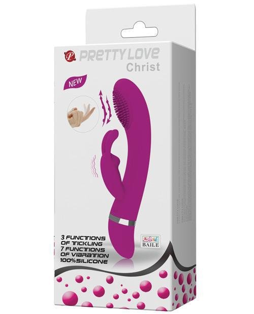 Pretty Love Christ Come Hither Rabbit - 7 Function Fuchsia - Temptations