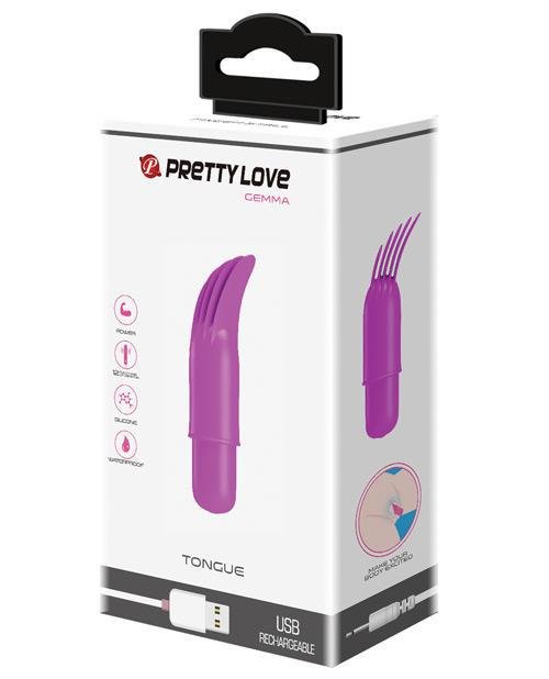 Pretty Love Gemma Tongue Vibrator - 12 Function Fuchsia - Temptations