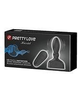 Pretty Love Harriet Inflating Butt Plug - Black - Temptations