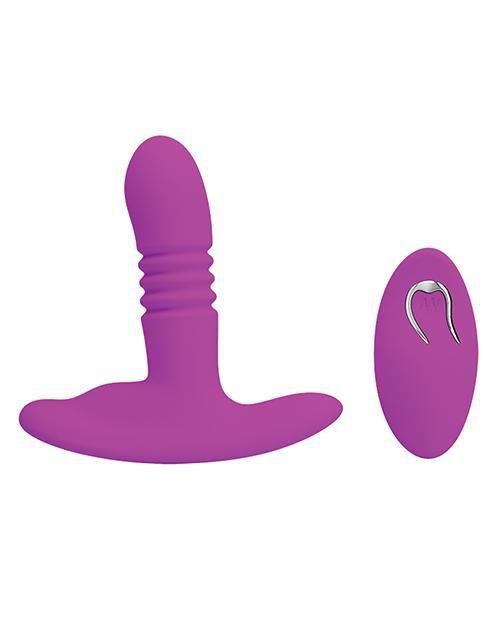 Pretty Love Heather Thrusting Butt Plug - Fuchsia - Temptations