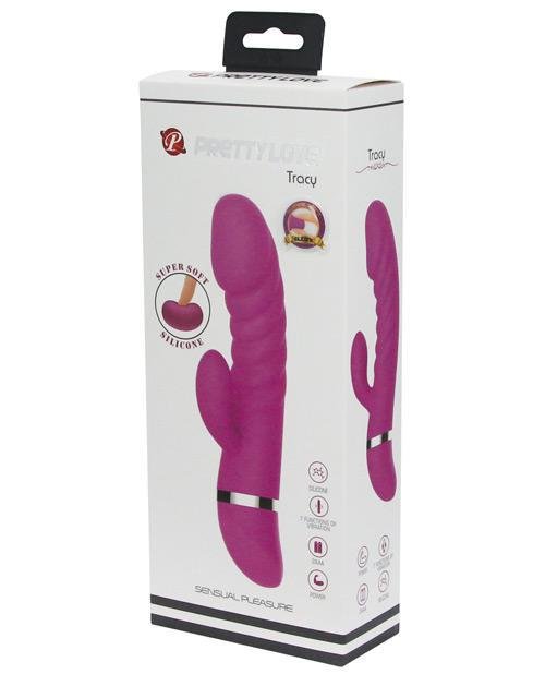 Pretty Love Tracy Rabbit Vibrator - 7 Function Fuchsia - Temptations