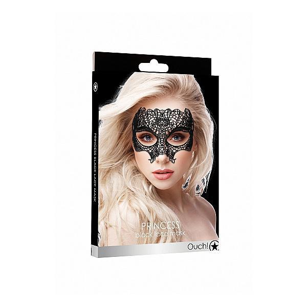 PRINCESS BLACK LACE MASK BLACK - Temptations
