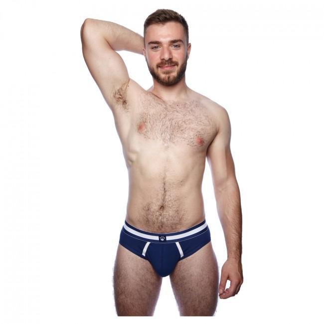 Prowler Classic Backless Brief Navy/White - Temptations