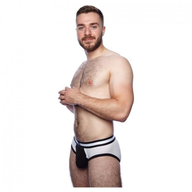 Prowler Classic Sports Brief White/Black Small - Temptations