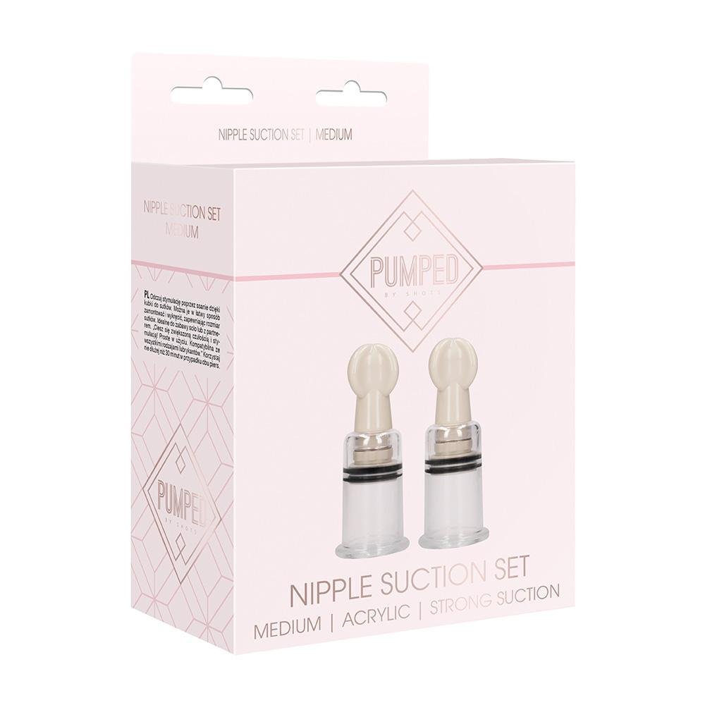 Pumped Nipple Suction Set Medium Transparent - Temptations