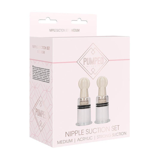 Pumped Nipple Suction Set Medium Transparent - Temptations