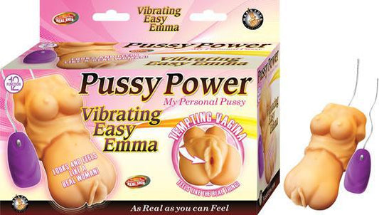 PUSSY POWER VIBRATING EASY EMMA FLESH - Temptations
