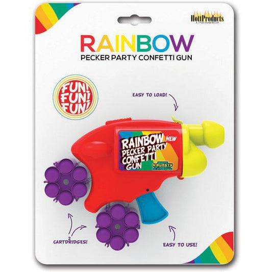 Rainbow Pecker Confetti Gun - Temptations