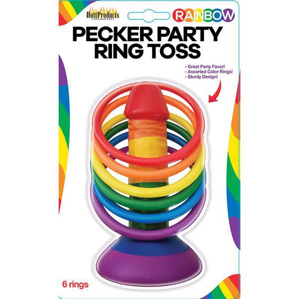 Rainbow Pecker Party Ring Toss - Temptations