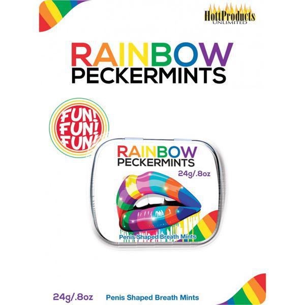 Rainbow Peckermints In A Tin - Temptations