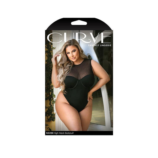 RAVEN HIGH NECK BODYSUIT - Temptations