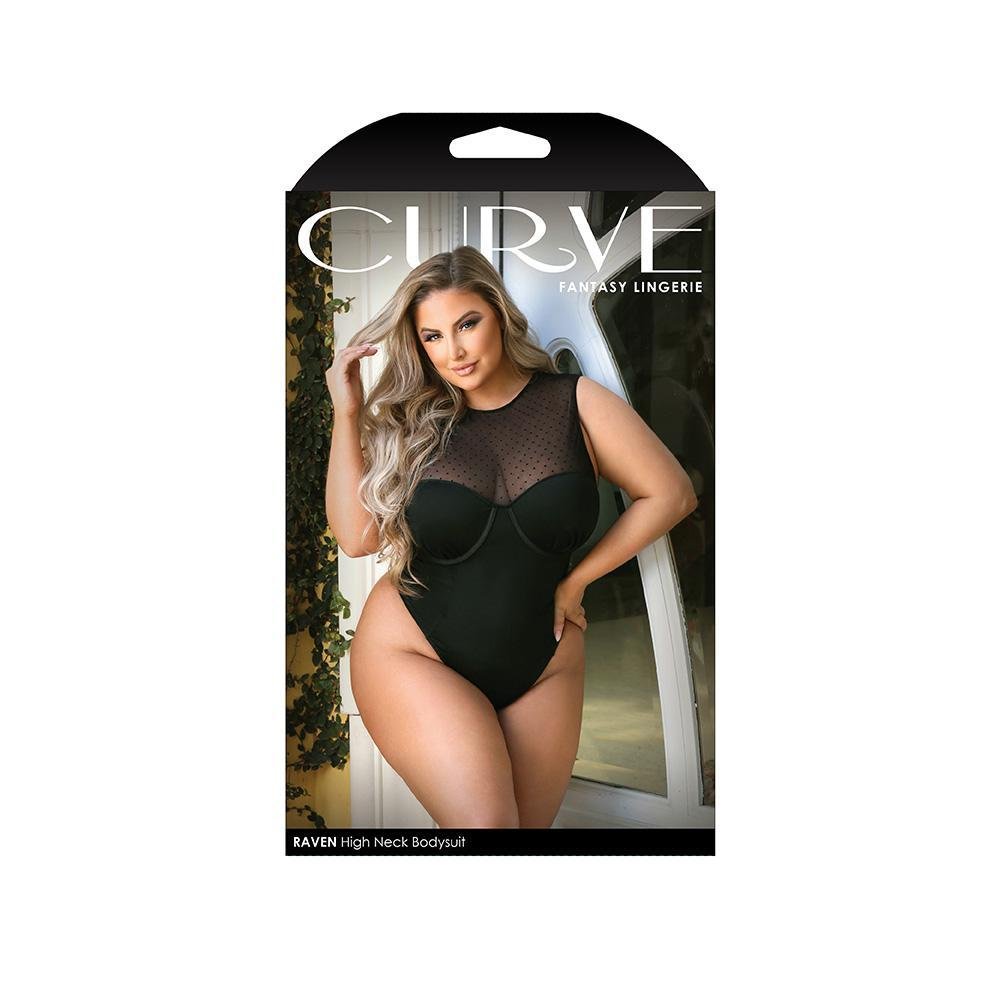 RAVEN HIGH NECK BODYSUIT - Temptations